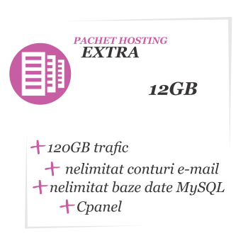 Pachet hosting EXTRA 12GB