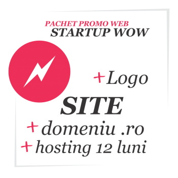 Site, Logo, Domeniu, Hosting - Startup WOW