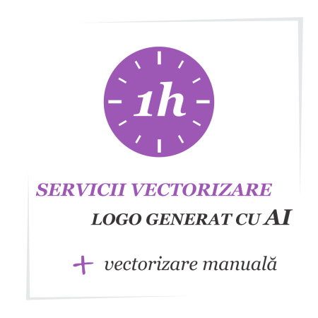 Servicii vectorizare logo generat cu AI
